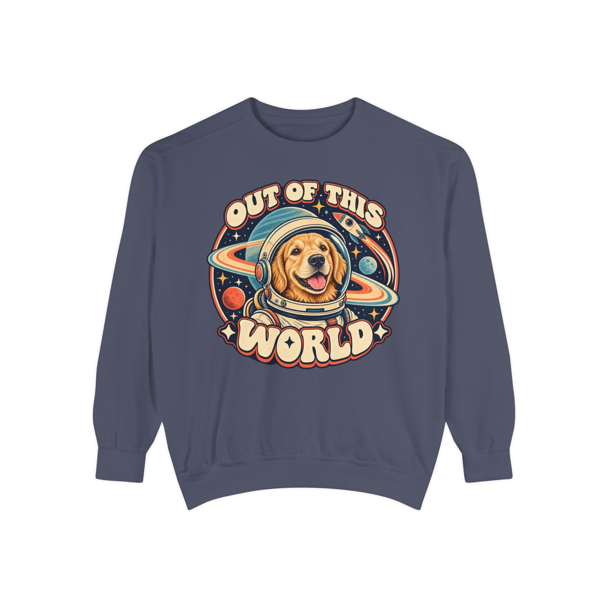 Space Cadet — Custom Pet Portrait Crewneck