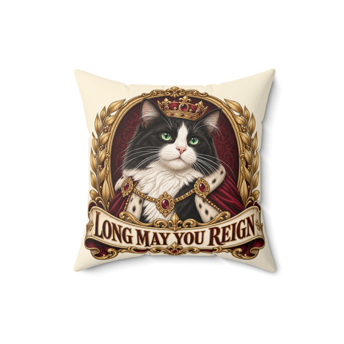 Royal Pet — Custom Pet Portrait Portrait Pillow