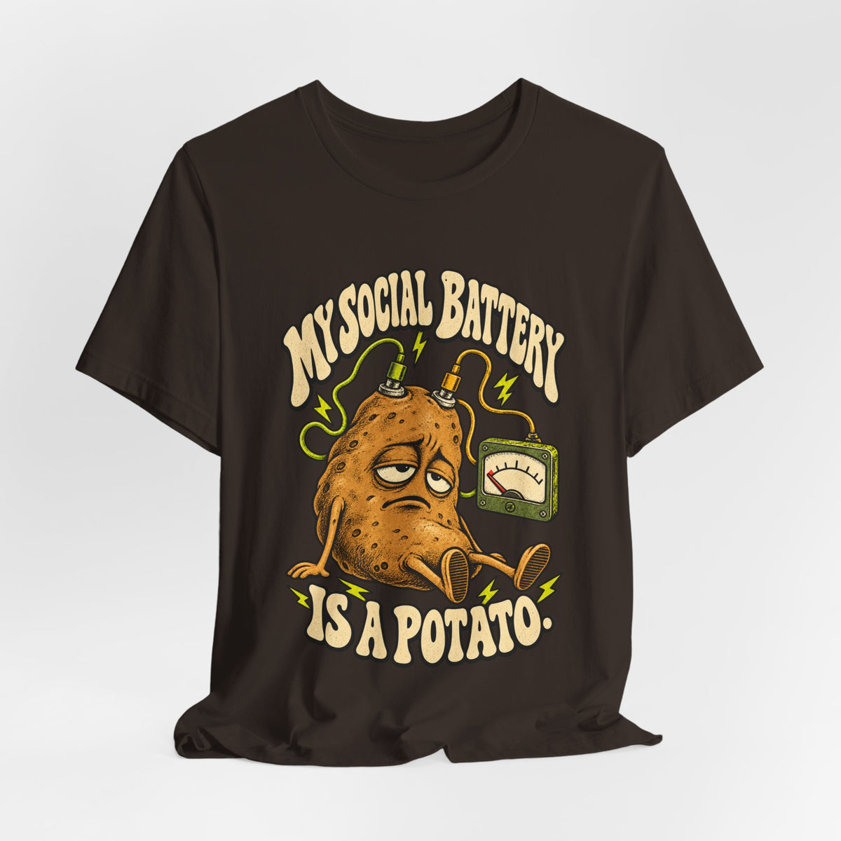 My Social Battery Is a Potato — Unisex Tee