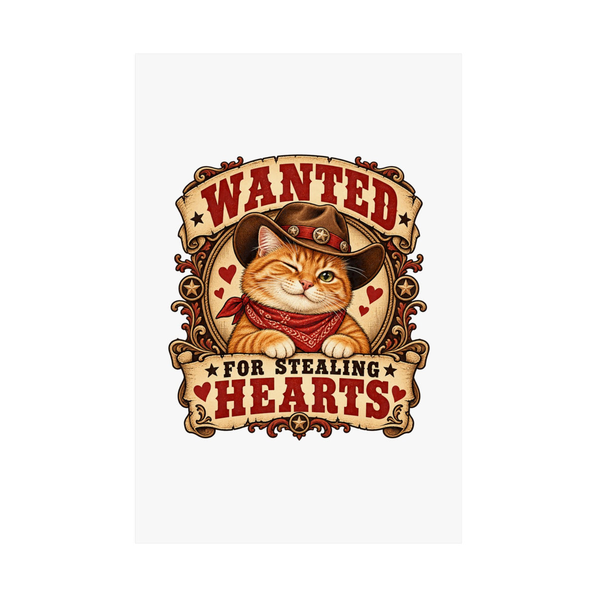 Heart Thief — Custom Pet Portrait Matte Art Print