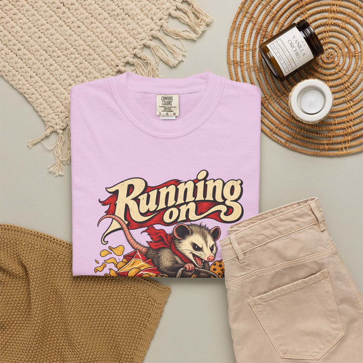 Running on Spite and Snacks — Garment-Dyed Tee