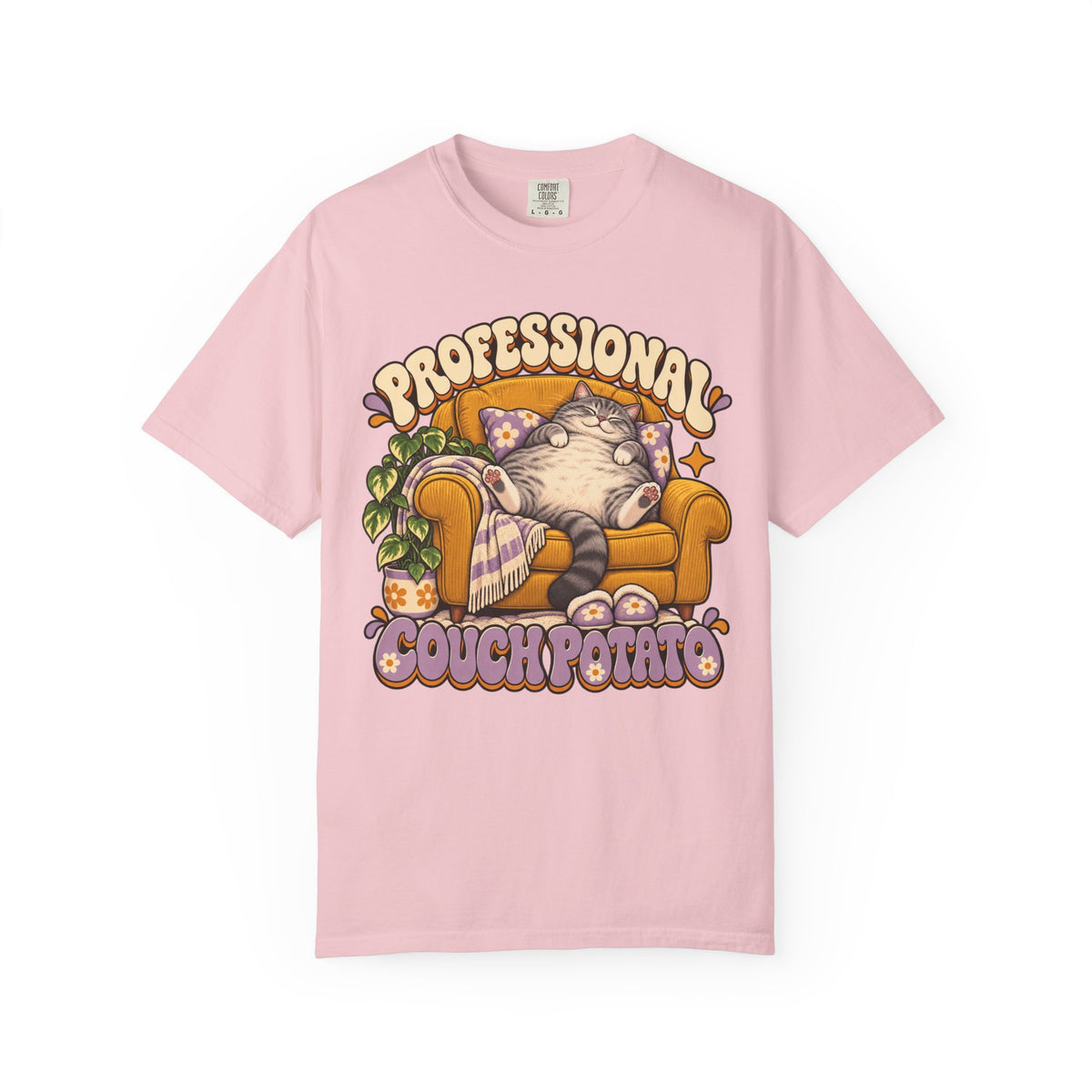 Couch Potato — Custom Pet Portrait Premium Tee