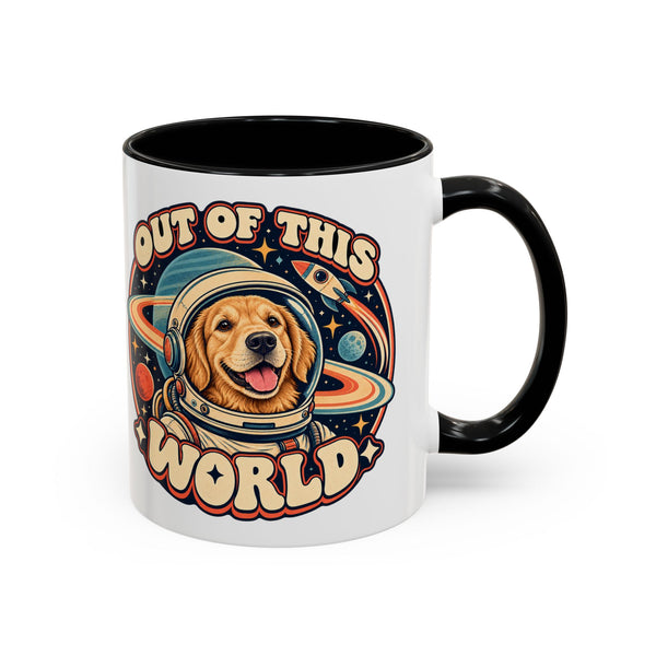 Space Cadet — Custom Pet Portrait Accent Mug
