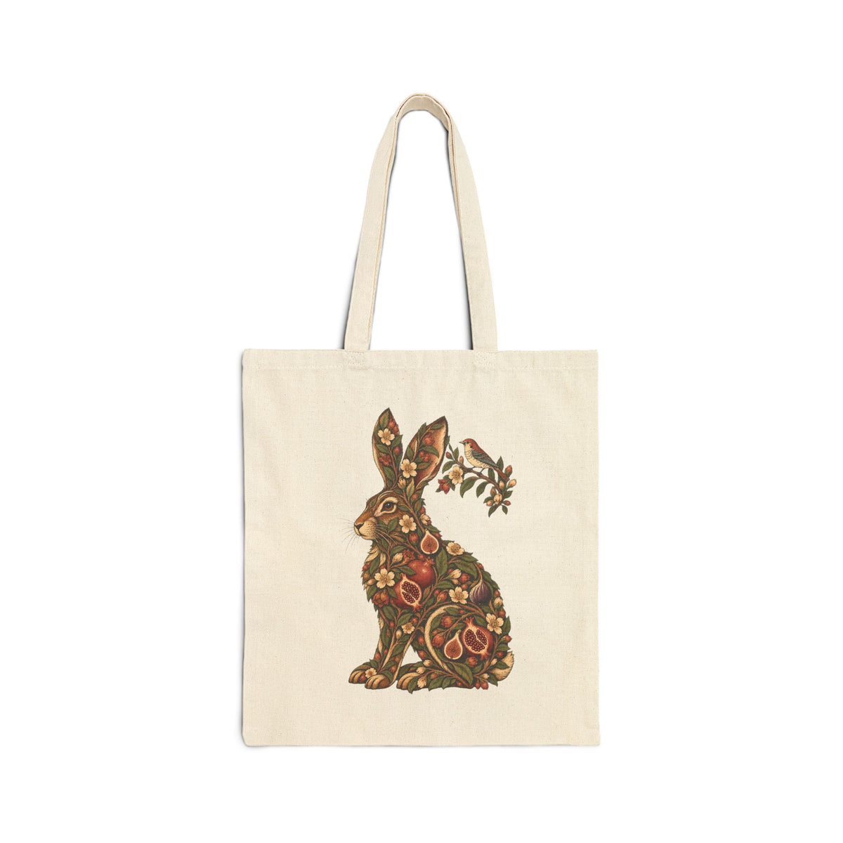 Orchard Hare — Cotton Canvas Tote