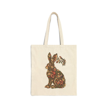 Orchard Hare — Cotton Canvas Tote