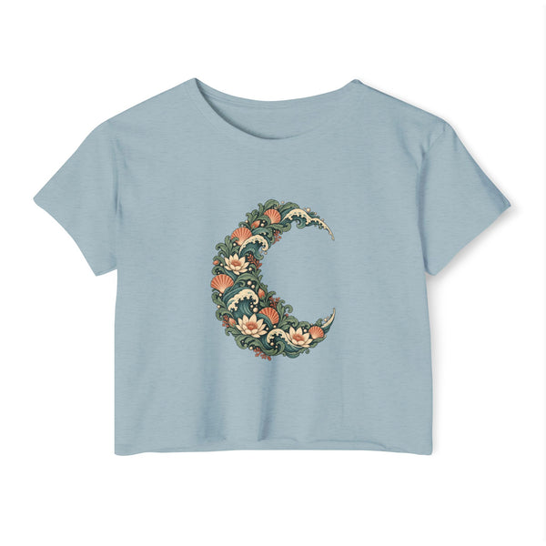Tidal Crescent — Festival Crop Top