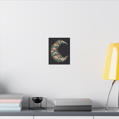 Tidal Crescent — Matte Stretched Canvas