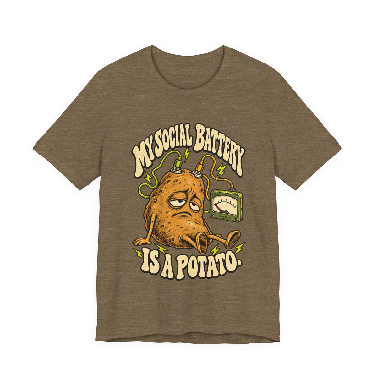 My Social Battery Is a Potato — Unisex Tee