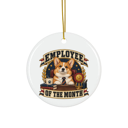 Employee of the Month — Custom Pet Portrait Keepsake Ornament