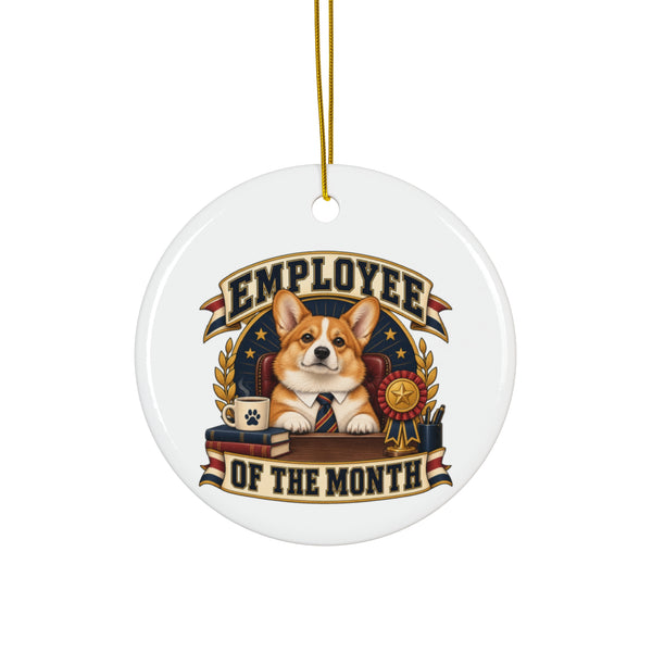 Employee of the Month — Custom Pet Portrait Keepsake Ornament