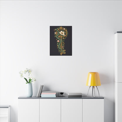 Magnolia Key — Matte Stretched Canvas