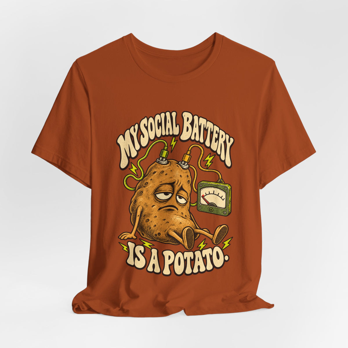 My Social Battery Is a Potato — Unisex Tee