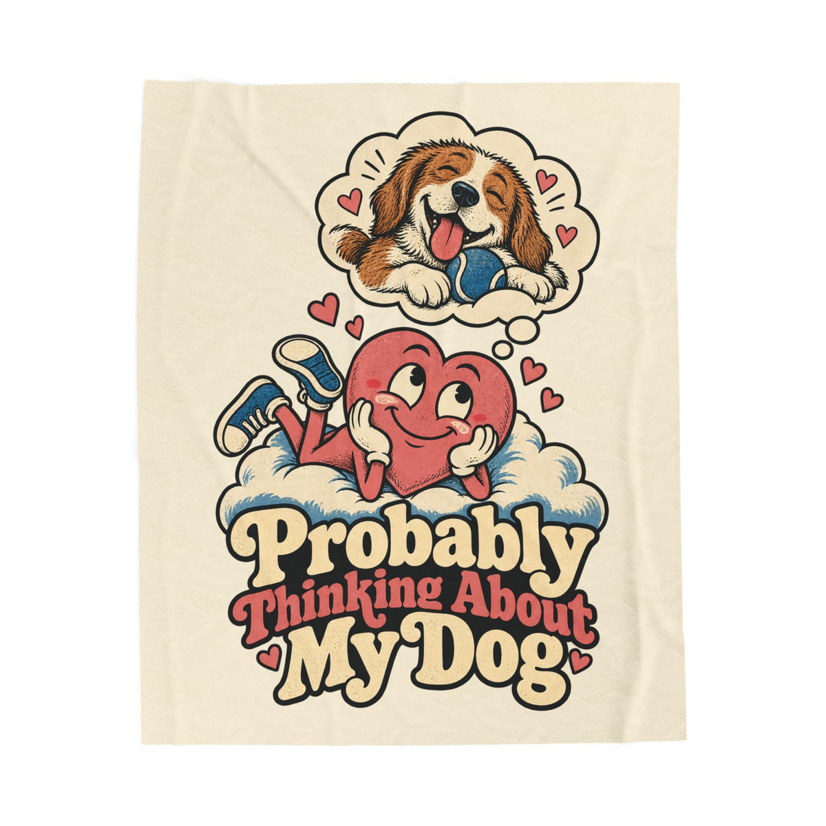 Your Pet, Your Plush Blanket — Custom Illustrated Pet Portrait
