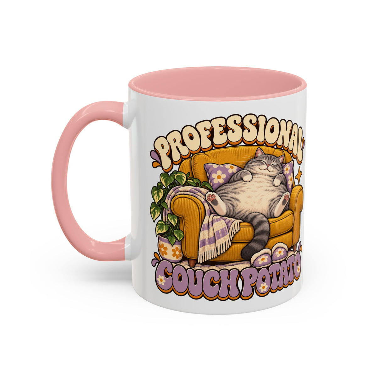 Couch Potato — Custom Pet Portrait Accent Mug