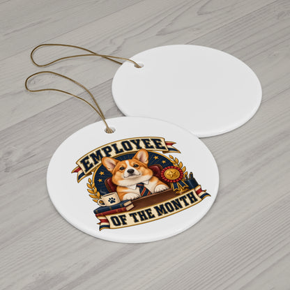 Employee of the Month — Custom Pet Portrait Keepsake Ornament