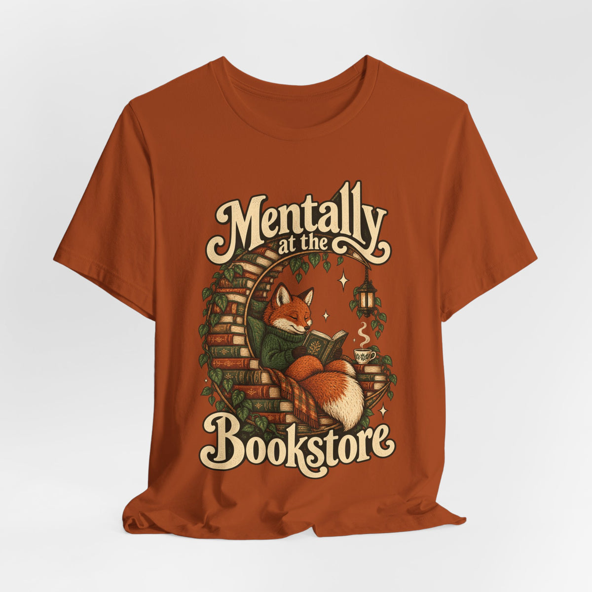 Mentally at the Bookstore — Unisex Tee