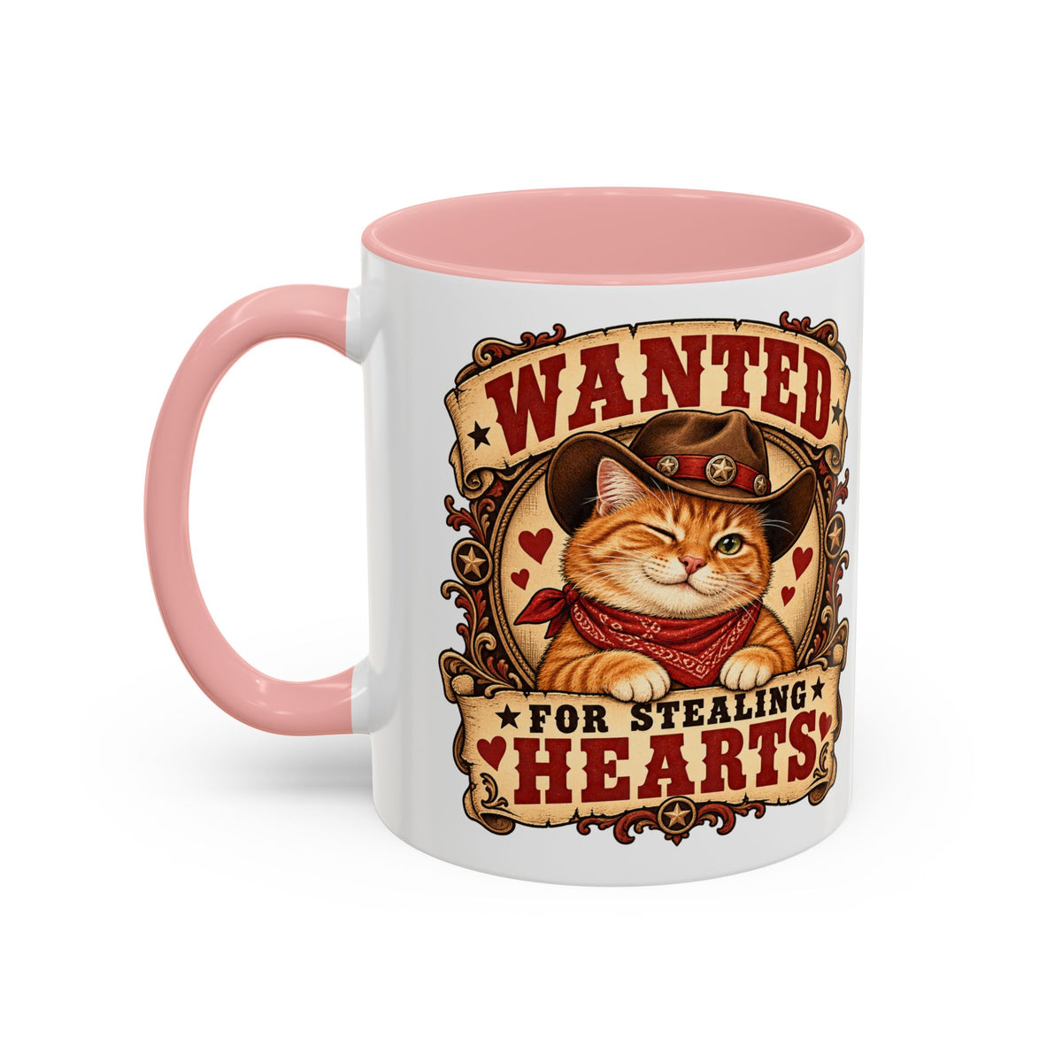 Heart Thief — Custom Pet Portrait Accent Mug