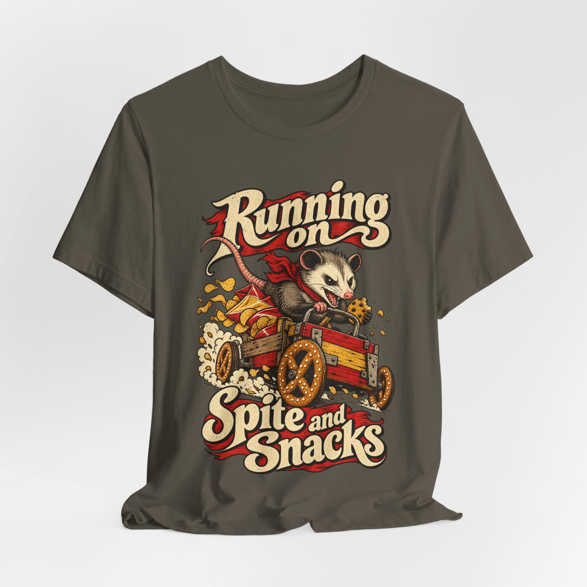 Running on Spite and Snacks — Unisex Tee