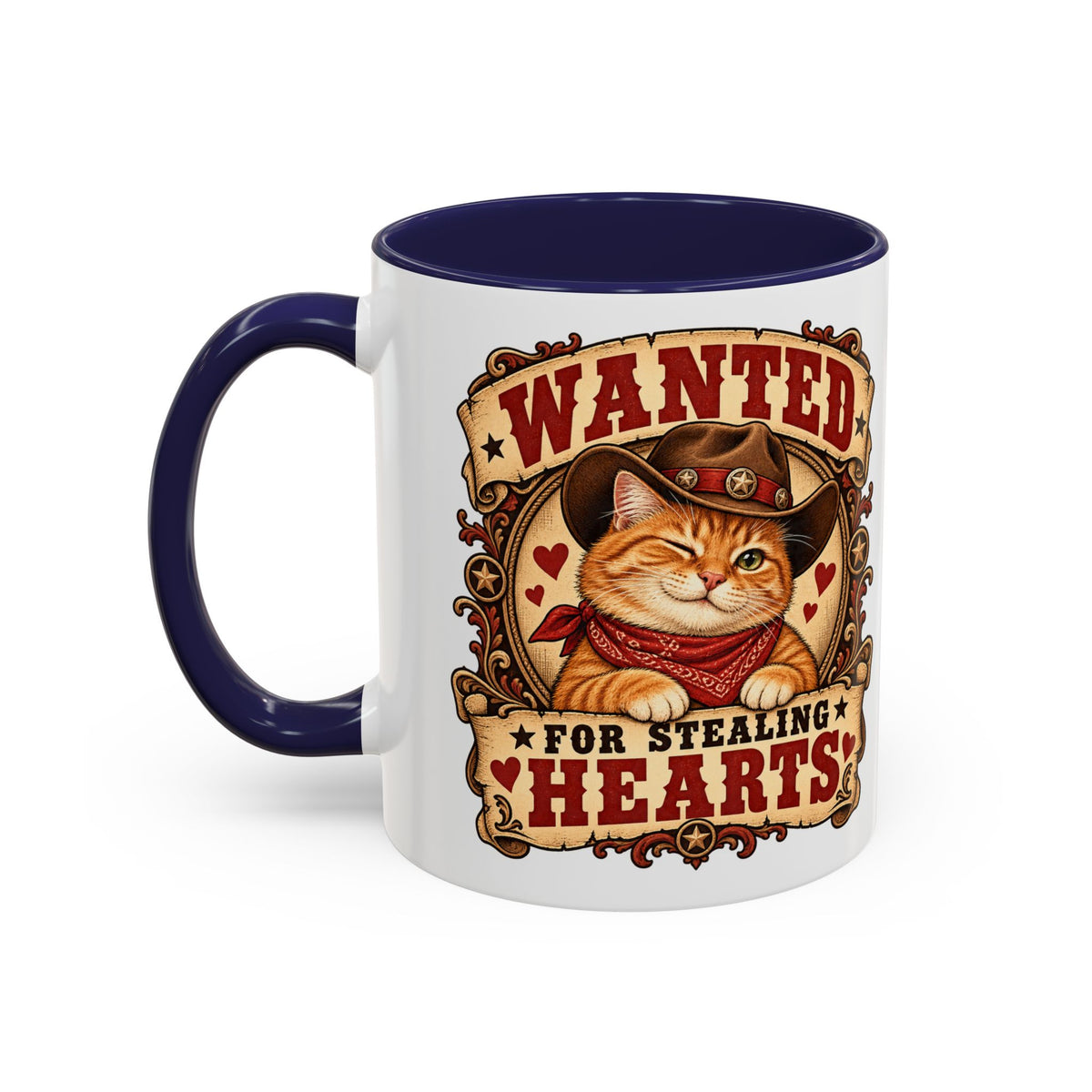 Heart Thief — Custom Pet Portrait Accent Mug
