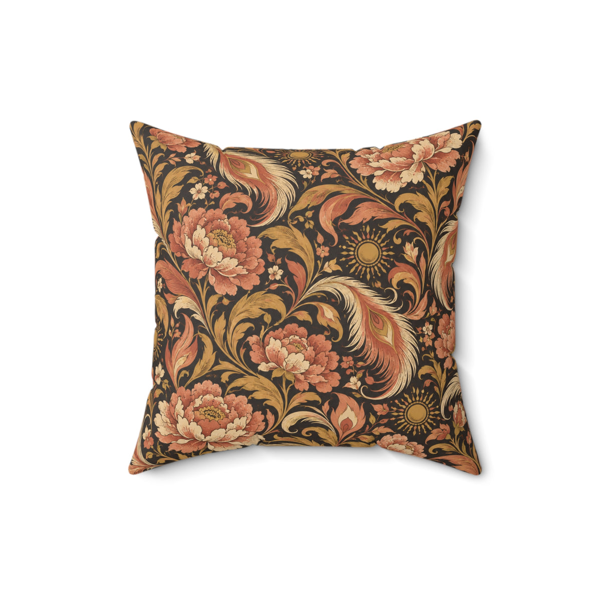 Phoenix Petals Pattern — Accent Pillow