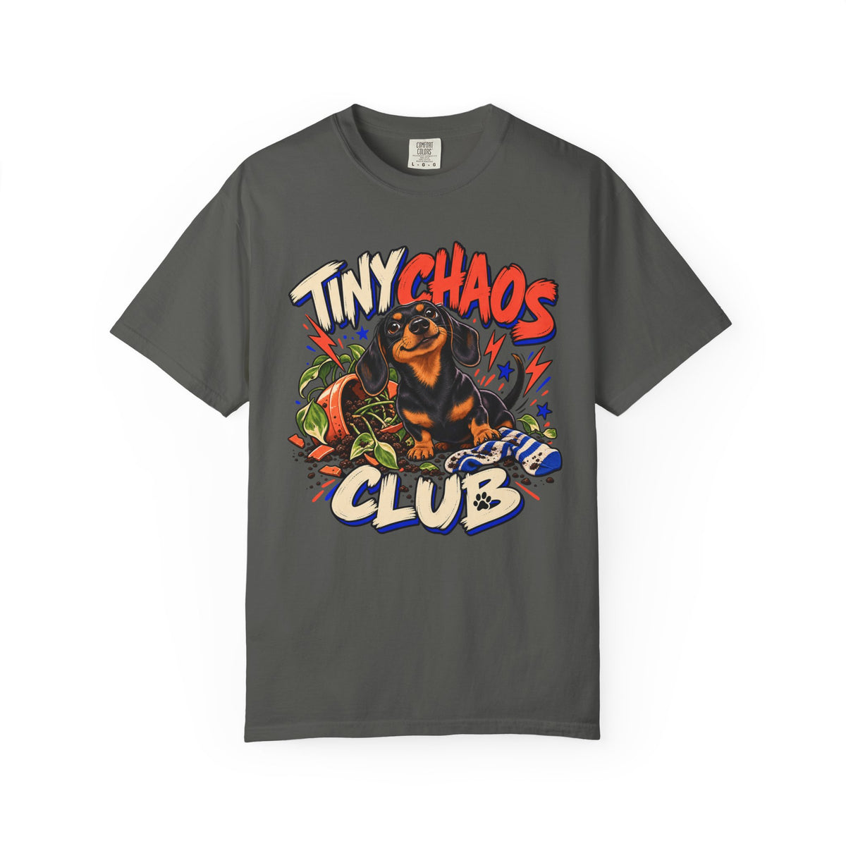 Tiny Chaos Club — Custom Pet Portrait Premium Tee