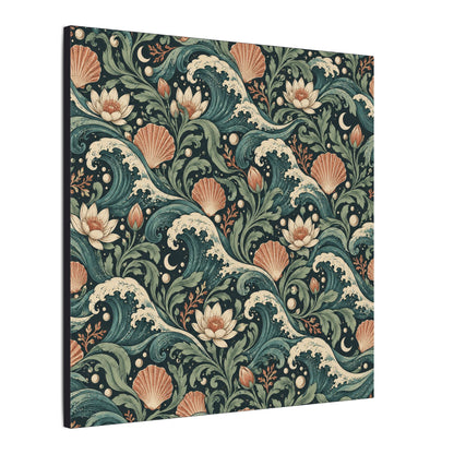 Lunar Tide Pattern — Matte Stretched Canvas