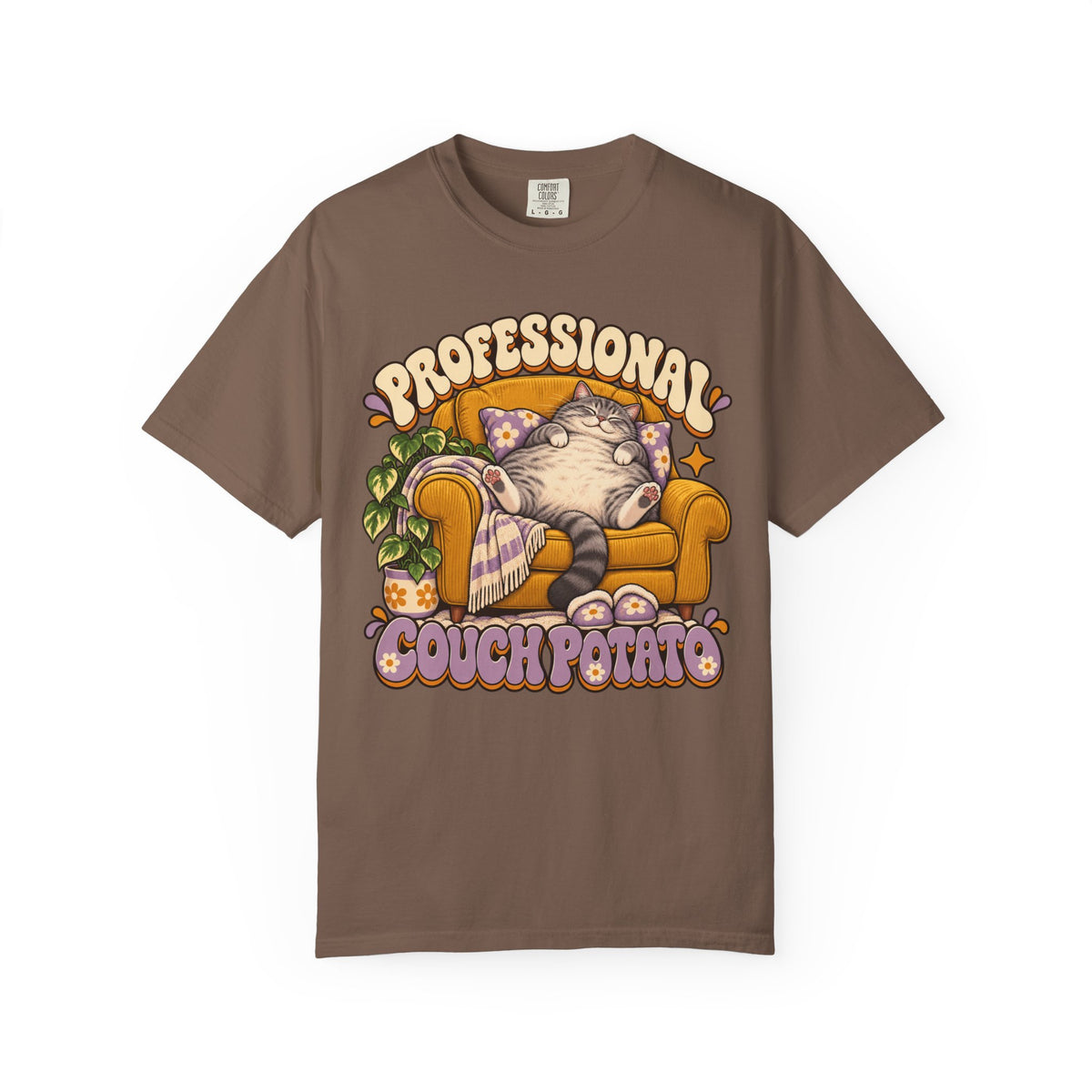 Couch Potato — Custom Pet Portrait Premium Tee