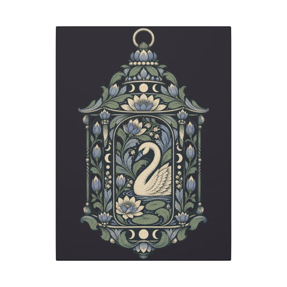 Moonwater Lantern — Matte Stretched Canvas