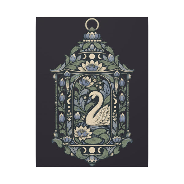 Moonwater Lantern — Matte Stretched Canvas