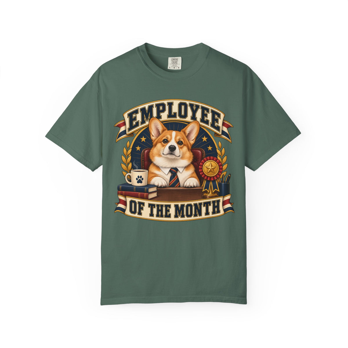 Employee of the Month — Custom Pet Portrait Premium Tee