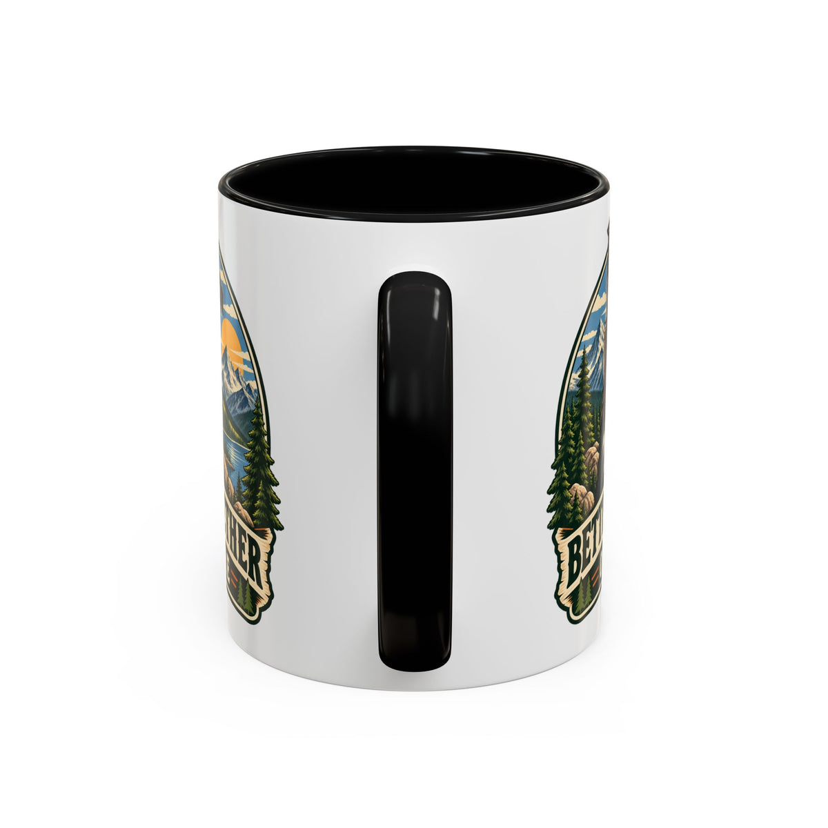 Adventure Buddy — Custom Pet Portrait Accent Mug