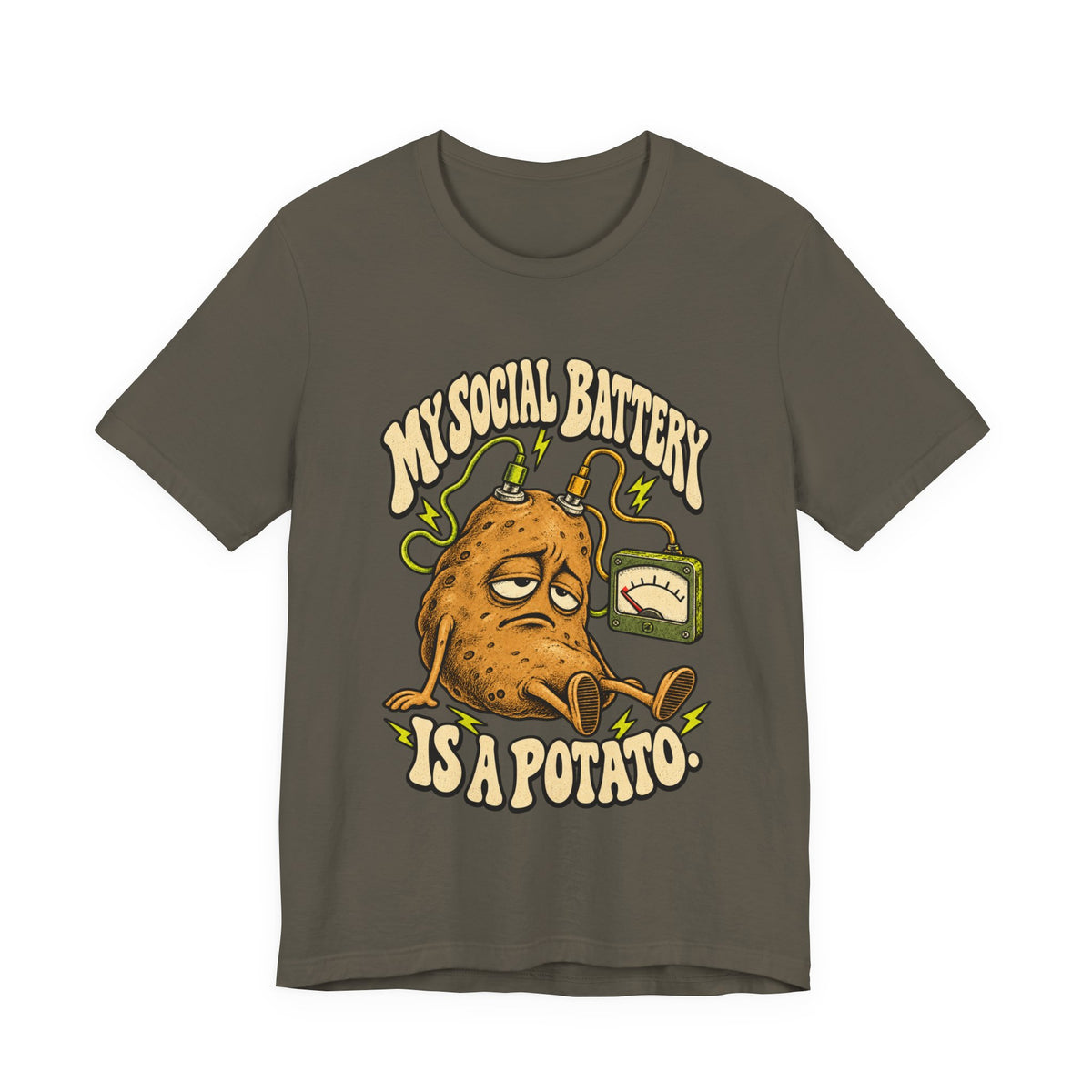My Social Battery Is a Potato — Unisex Tee