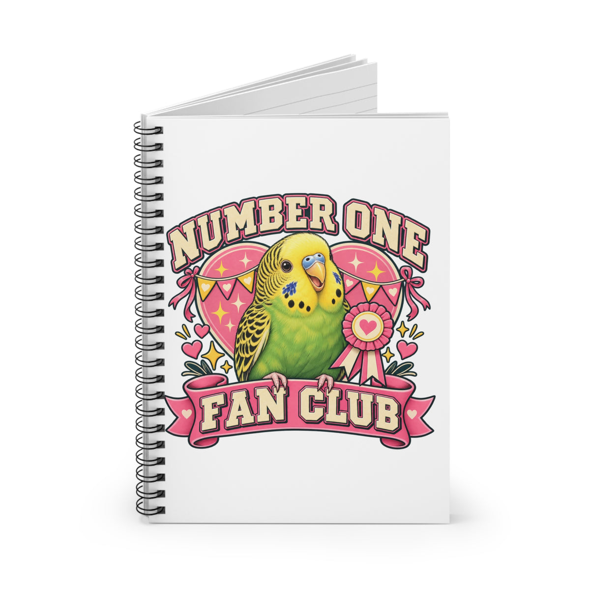 Pet Fan Club — Custom Pet Portrait Spiral Notebook