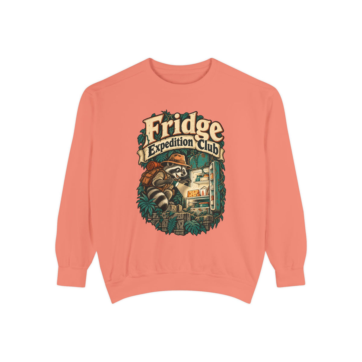 Fridge Expedition Club — Garment-Dyed Crewneck