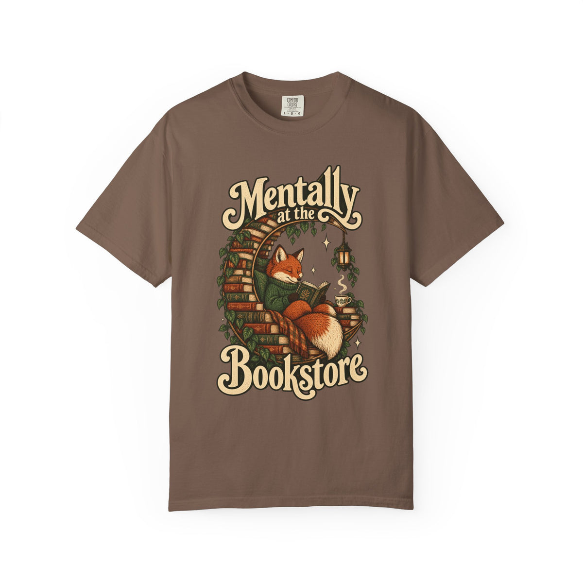 Mentally at the Bookstore — Garment-Dyed Tee