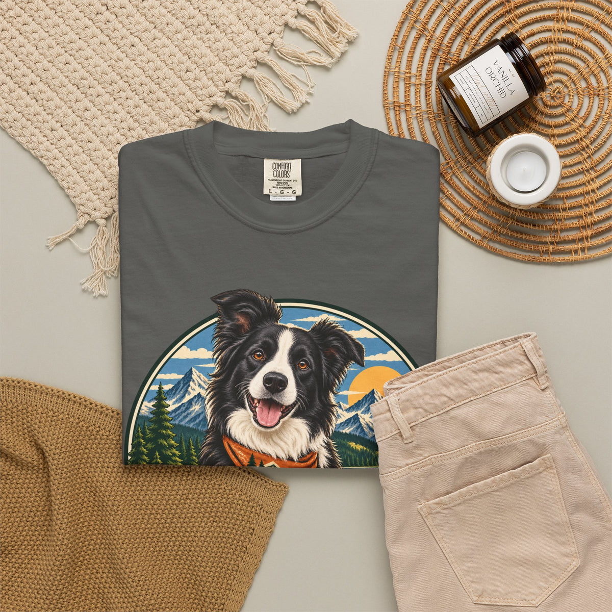 Adventure Buddy — Custom Pet Portrait Premium Tee