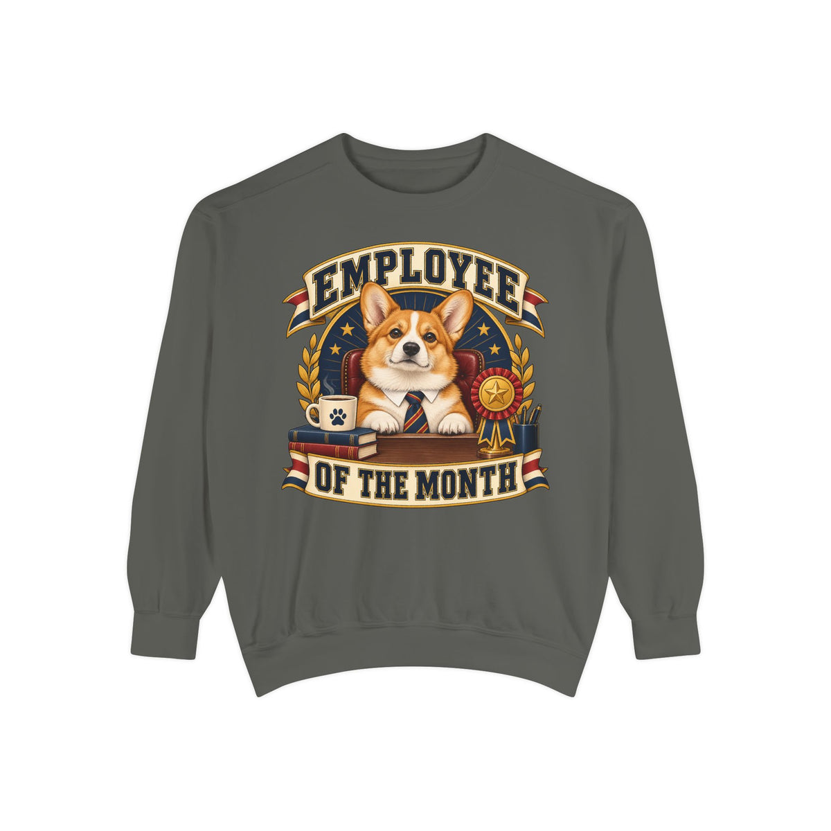 Employee of the Month — Custom Pet Portrait Crewneck