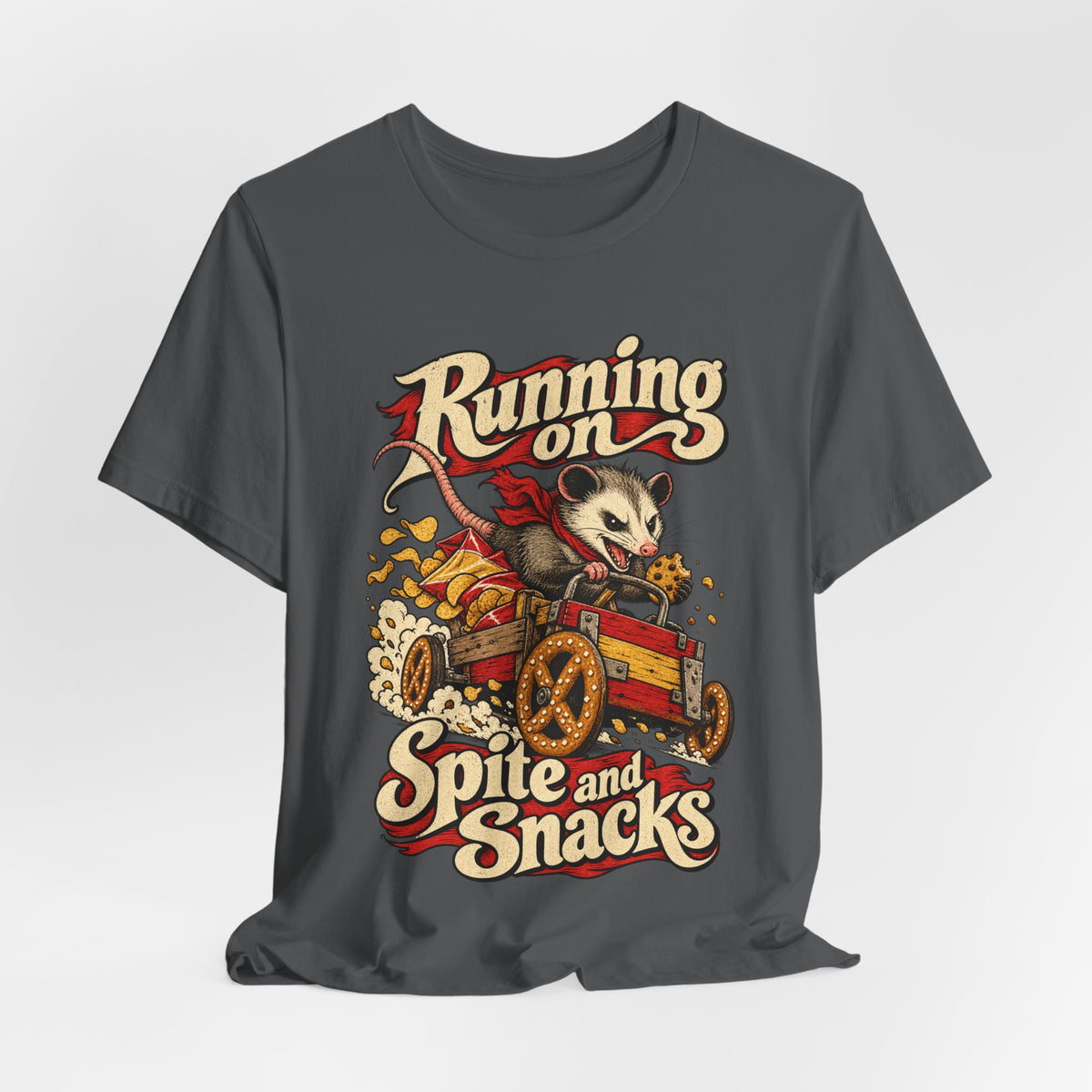 Running on Spite and Snacks — Unisex Tee