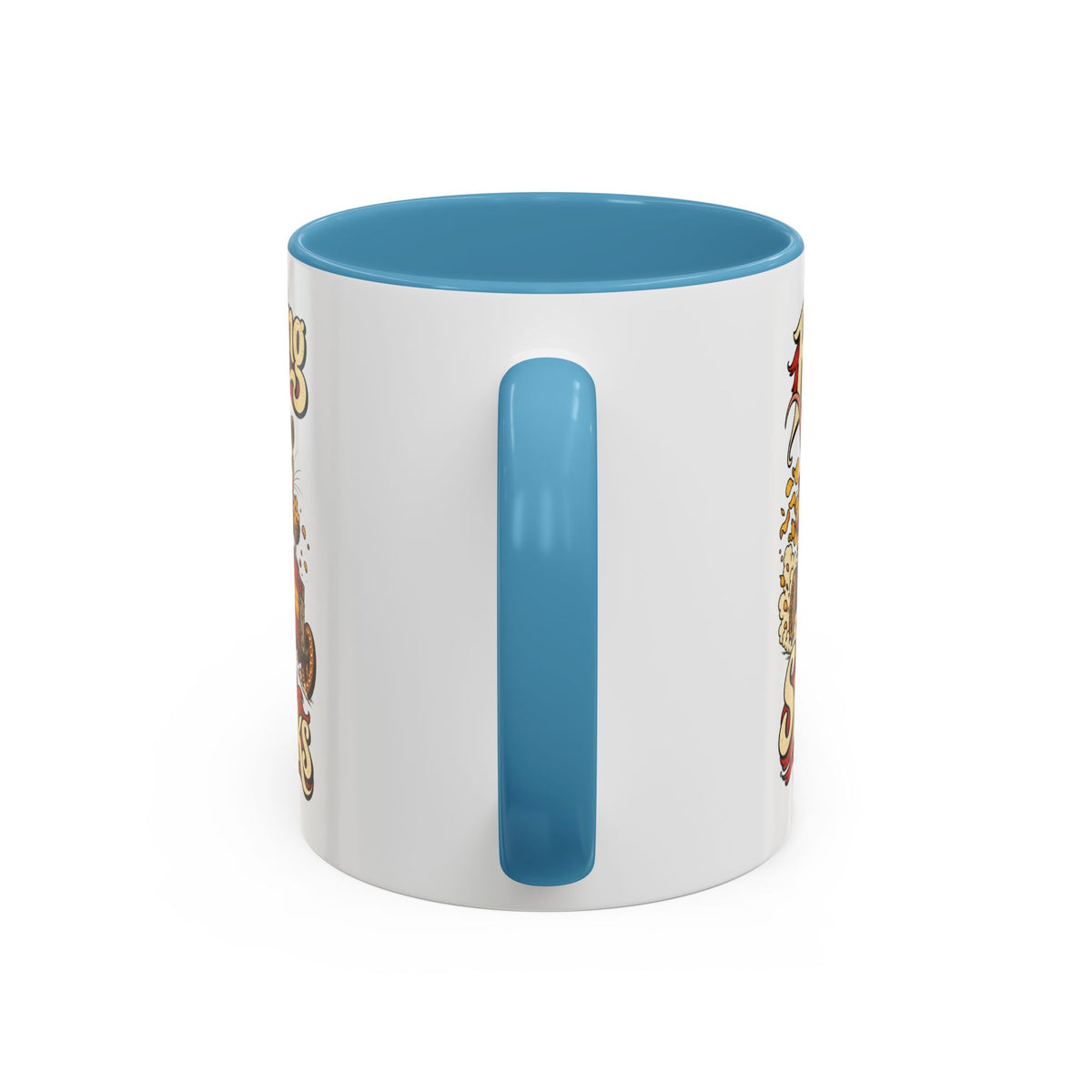 Running on Spite and Snacks — Accent Mug