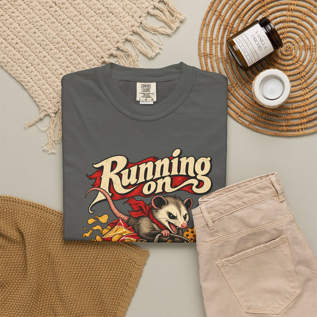 Running on Spite and Snacks — Garment-Dyed Tee
