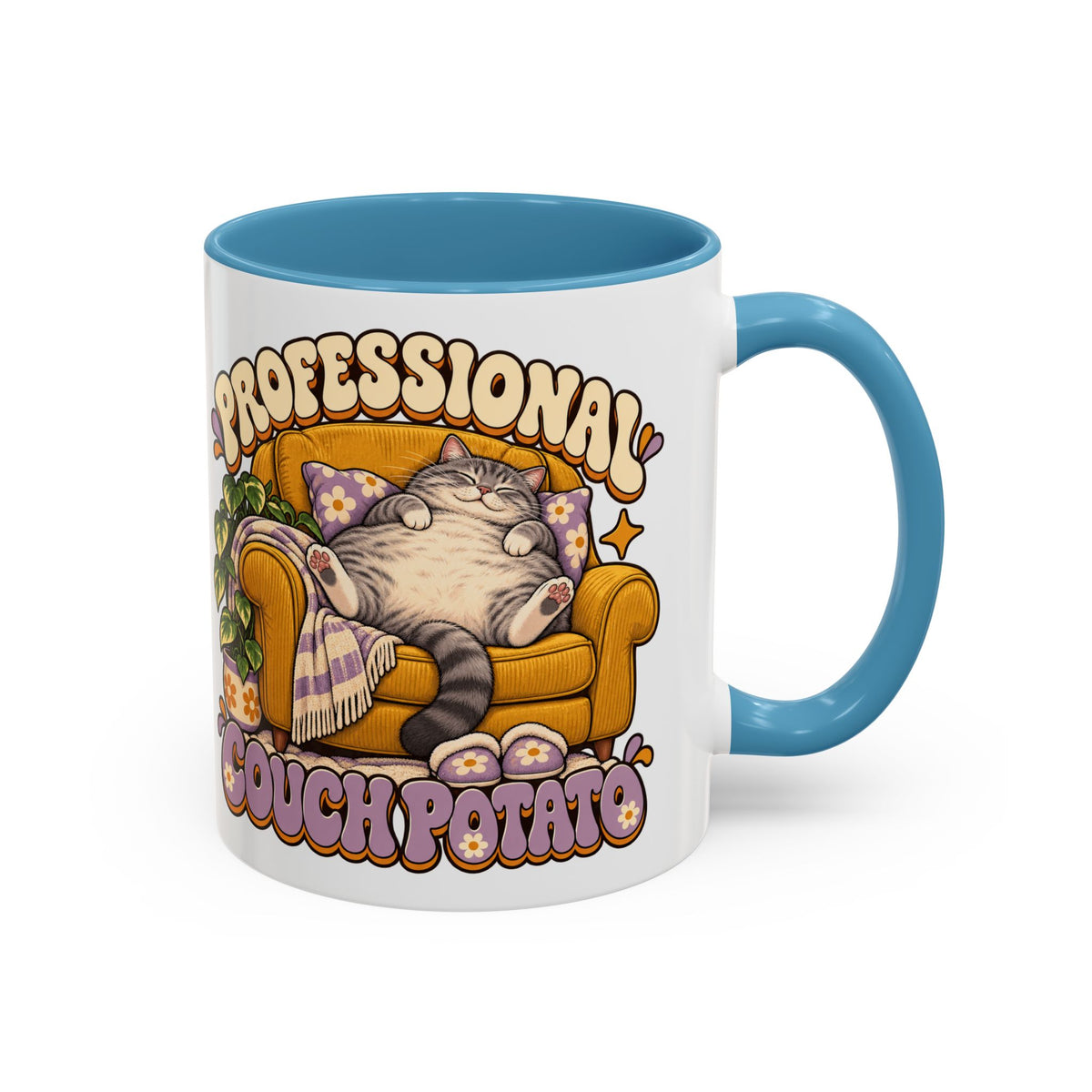 Couch Potato — Custom Pet Portrait Accent Mug