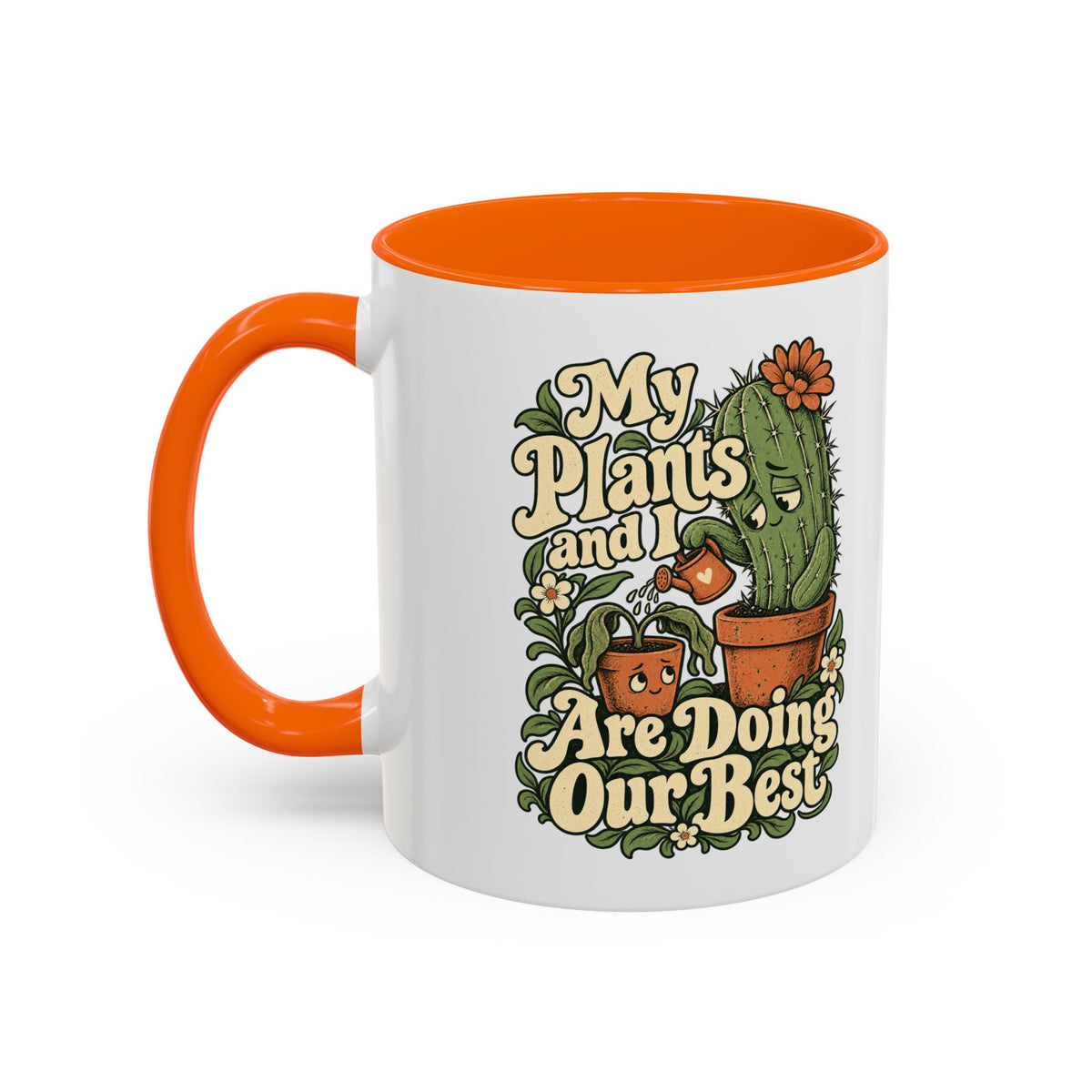 My Plants and I Are Doing Our Best — Accent Mug