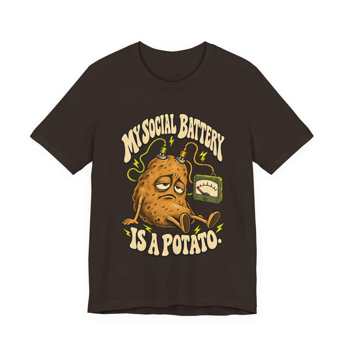 My Social Battery Is a Potato — Unisex Tee