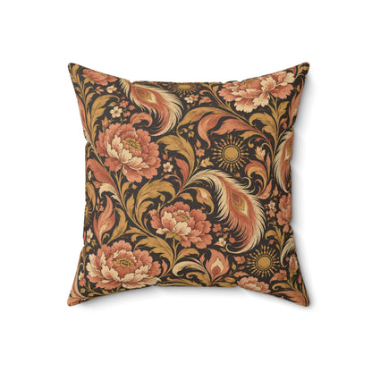 Phoenix Petals Pattern — Accent Pillow