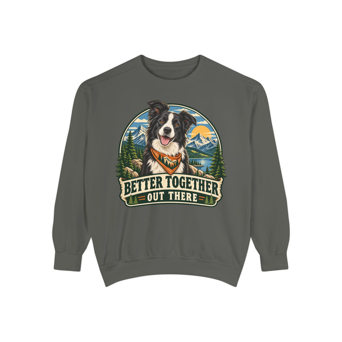 Adventure Buddy — Custom Pet Portrait Crewneck