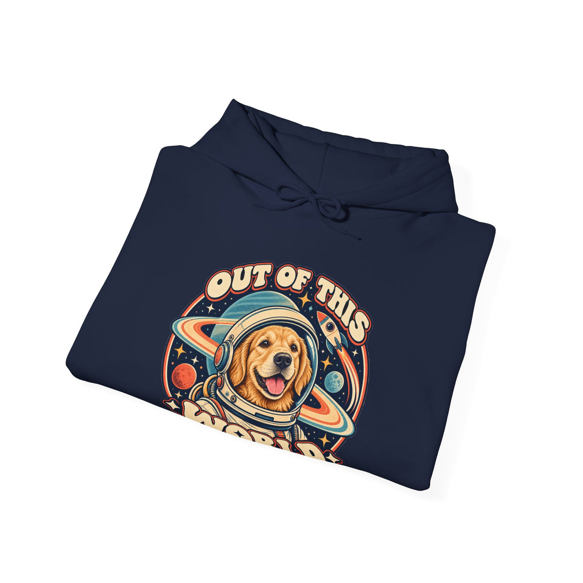 Space Cadet — Custom Pet Portrait Hoodie