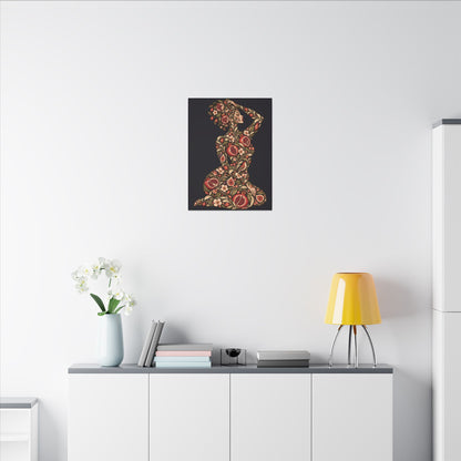 Wild Orchard Reverie — Matte Stretched Canvas