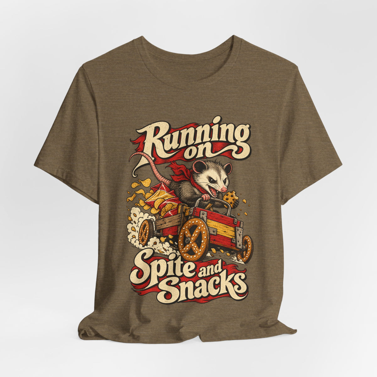 Running on Spite and Snacks — Unisex Tee
