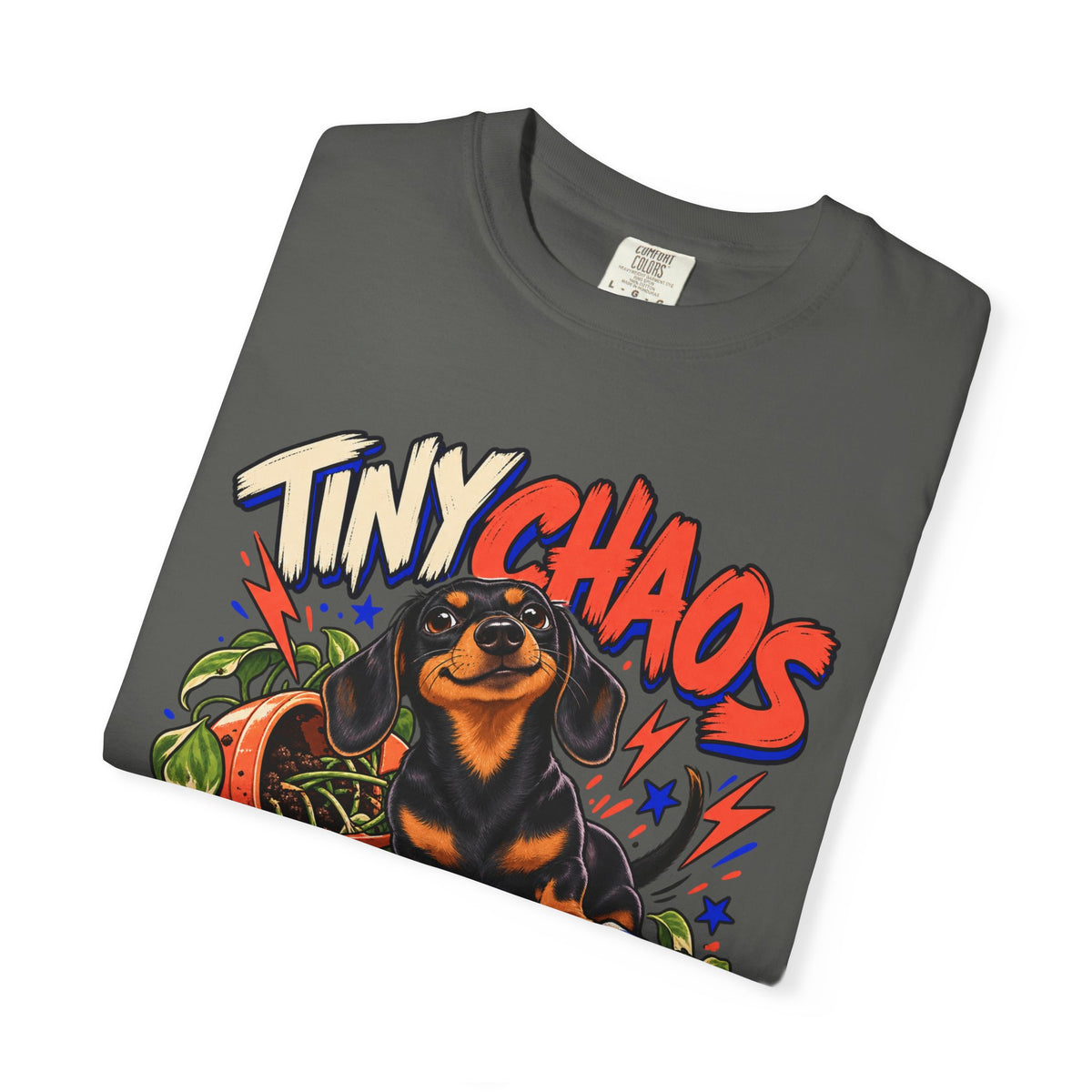 Tiny Chaos Club — Custom Pet Portrait Premium Tee