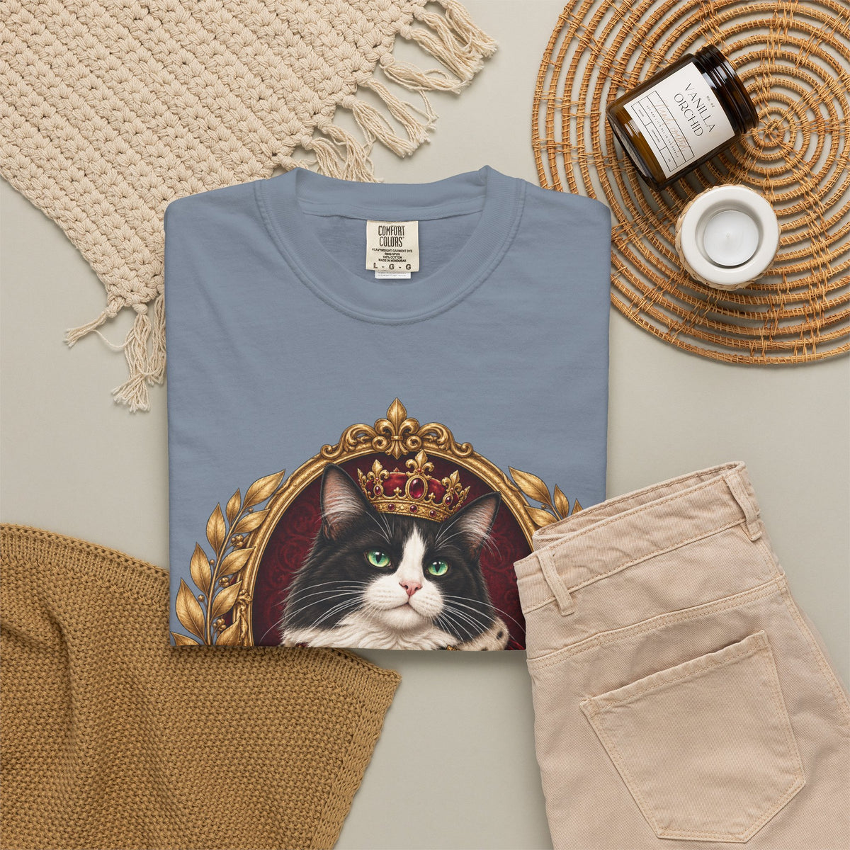 Royal Pet — Custom Pet Portrait Premium Tee